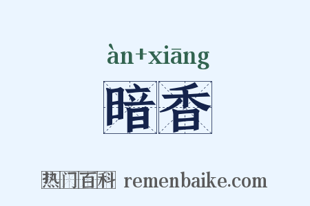 暗香是什么意思的图片